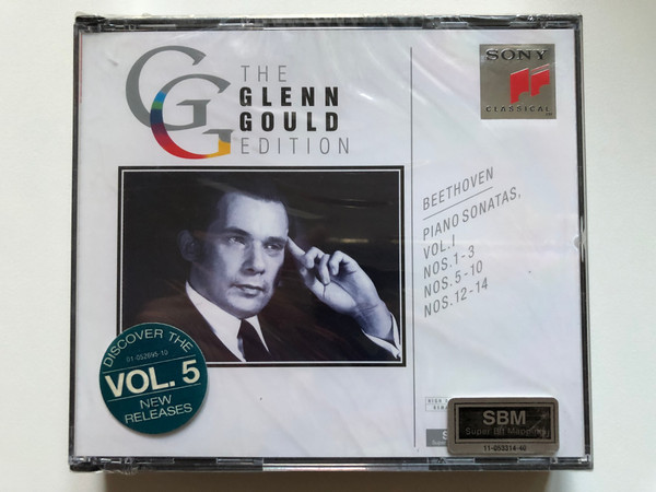The Glenn Gould Edition / Beethoven - Piano Sonatas, Vol. I (Nos. 1–3 · Nos. 5–10 · Nos. 12–14) / Sony Classical 3x Audio CD 1994 / SM3K 52 638