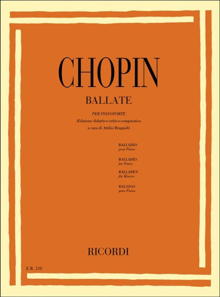 Chopin, Frédéric: 4 BALLATE / Ricordi