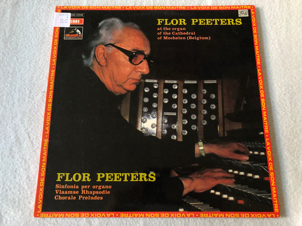 Organ Flor Peeters  Emi Records  LP VINYL C 069-23596