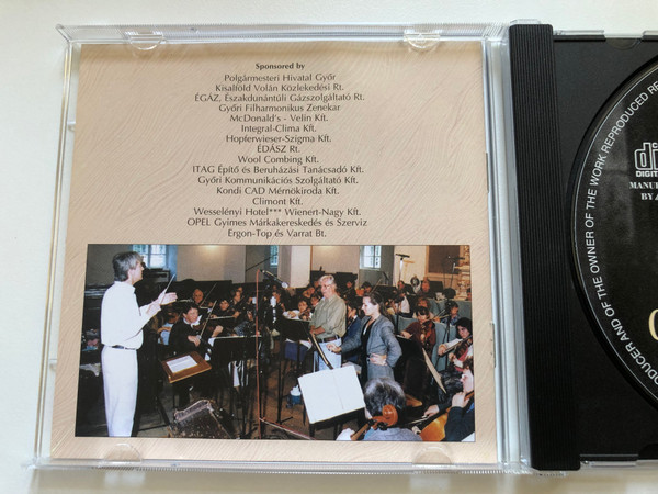 Bede Fazekas Csaba, Bellai Eszter, Győri Filharmonikus Zenekar, Medveczky Ádám – Zalai Hirlap, Vas Nepe, Naplo, Fejer Megyei Hirlap, Dunaujvarosi Hirlap, rtv-tipp / BCC Audio CD 1998 / BCC-28