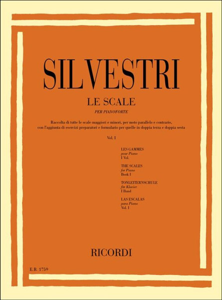 Silvestri, Renzo: SCALE PER PIANOFORTE VOL.1 / Ricordi / 1932