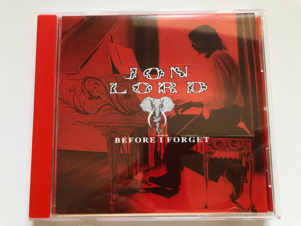 Jon Lord – Before I Forget / RPM Records Audio CD 1994 / RPM 126