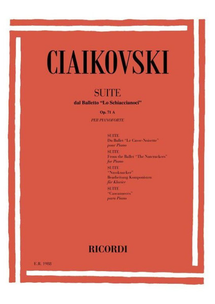 Tchaikovsky, Pyotr Ilyich: SCHIACCIANOCI SUITE DAL BALLETTO OP.71A N.1-8 / Ricordi / 1984 