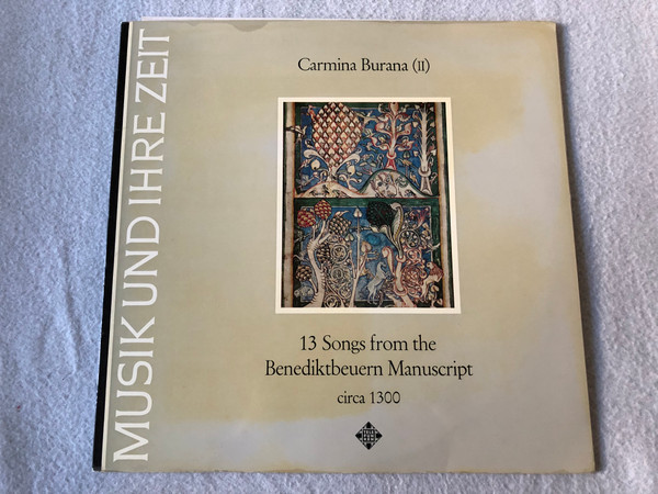 Studio Der Frühen Musik – Carmina Burana (II) (13 Lieder Nach Der Handschrift Aus Benediktbeuern um 1300) / Telefunken / 1968 LP VINYL SAWT 9522 A