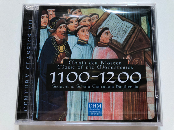 Musik der Kloster = Music of the Monasteries - 1100-1200 - Sequentia, Schola Cantorum Basiliensis / Deutsche Harmonia Mundi Audio CD 1998 / 05472776062