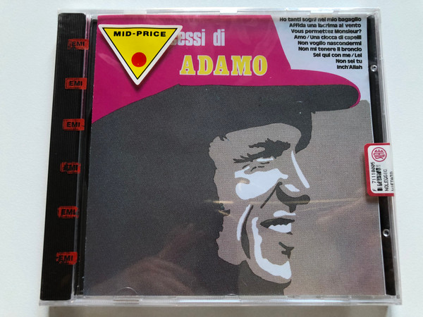 I Successi Di Adamo - Volume 1 / Ho Tanti Sogni Nel Mio Bagaglio; Affida Una Lacrima Al Vento; Vous Permettez Monsieur?; Amo; Una Ciocca Di Capelli; Non Voglio Nascondermi; Non Mi Tenere Il Broncio / EMI Audio CD 1988 / CDPM 7482272