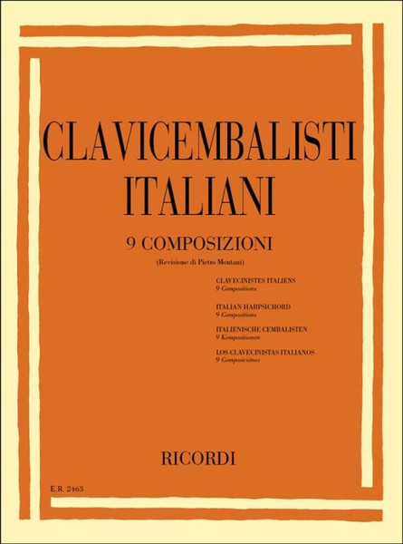 CLAVICEMBALISTI ITALIANI. 9 COMPOSIZIONI SCELTE / Ricordi / 1978