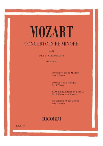 Mozart, Wolfgang Amadeus: CONC. PER PF.: K.466 IN RE MIN. / Ricordi / 1984