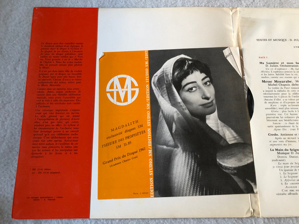 Lumiere Edition Studio SM  M.C. Pichaud  Collection Musica  LP VINYL SM 25-02