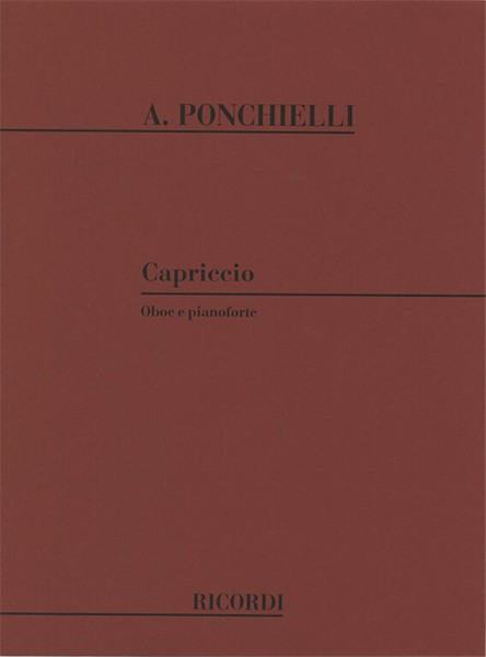 Ponchielli, Amilcare: Capriccio per oboe e pianoforte / Ricordi