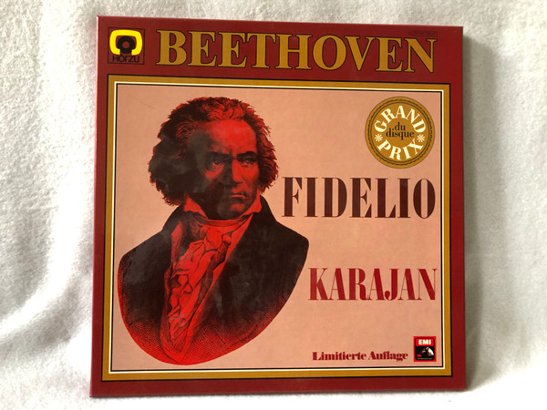 Beethoven - Karajan – Fidelio  HÖR ZU, Die Stimme Seines Herrn, EMI Electrola  3LPs VINYL 1 C 197-02 12527