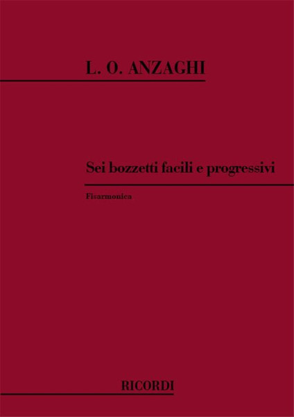 Anzaghi, Luigi Oreste: 6 BOZZETTI FACILI E PROGRESSIVI / Ricordi / 1983
