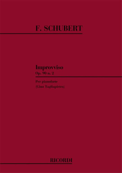 Schubert, Franz: IMPROVVISI OP.90 D.899: N.2 / Ricordi / 1984