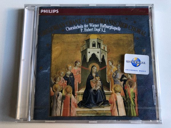 Gregorian Chant. Gregorianischer Choral - Choralschola Der Wiener Hofburgkapelle, P. Hubert Dopf S.J. / Philips Digital Classics / Philips Audio CD 1991 / 432 089-2