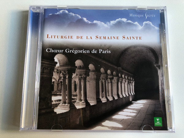 Liturgie De La Semaine Sainte - Chour Gregorien de Paris / Erato Audio CD 1988 / 70630-17961-22