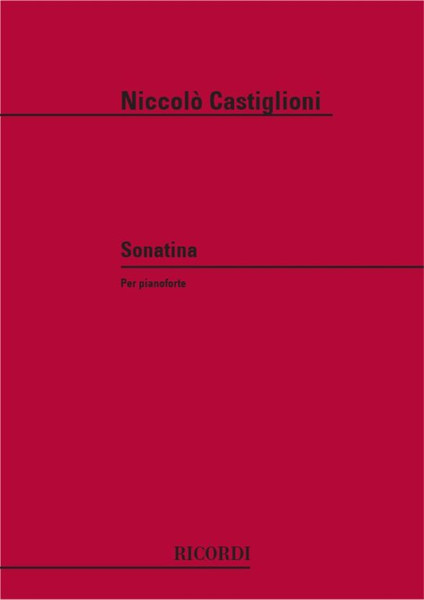 Castiglioni, Niccolo: SONATINA PER PF. / Ricordi / 1988