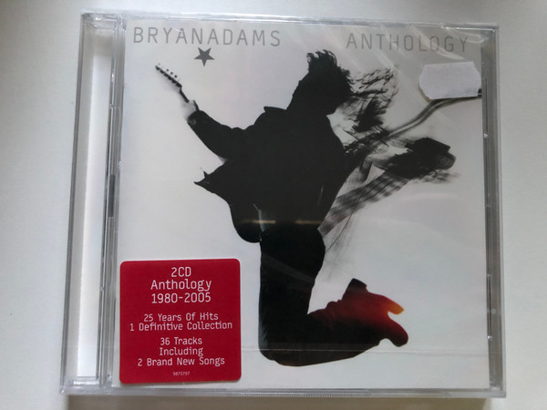 Bryan Adams - Anthology / 2CD Anthology 1980-2005 / 25 Years Of Hits 1 Definitive Collection. 36 Tracks Including 2 Brand New Songs / Polydor 2x Audio CD 2005 / 9875797