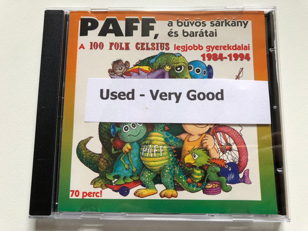 Paff, A Bűvös Sárkány És Barátai - A 100 Folk Celsius Legjobb Gyerekdalai 1984-1994 / 70 perc! / Magneoton Audio CD 1994 / 4509 98569-2