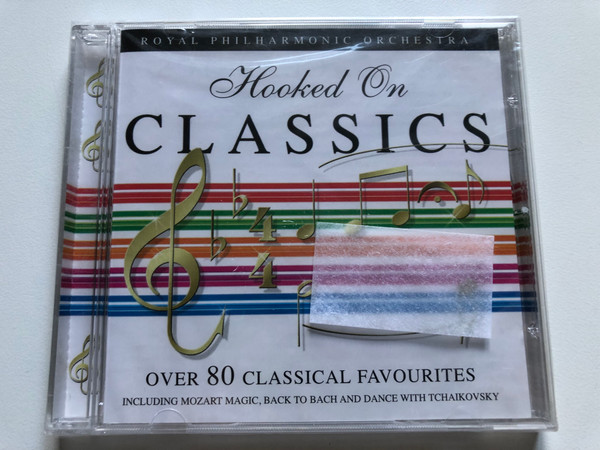 Hooked On Classics - Royal Philharmonic Orchestra / Over 80 Classical Favourites, Including Mozart Magic, Back To Bach And Dance With Tchaikovsky / Prism Leisure Audio CD 2003 / PLATCD 950