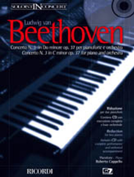 Beethoven, Ludwig van: SOLOIST IN CONCERT: CONCERTO N. 3 PER PIANOFORTE E ORCH. / RIDUZIONE PER 2 PIANOFORTI (+CD) / Ricordi
