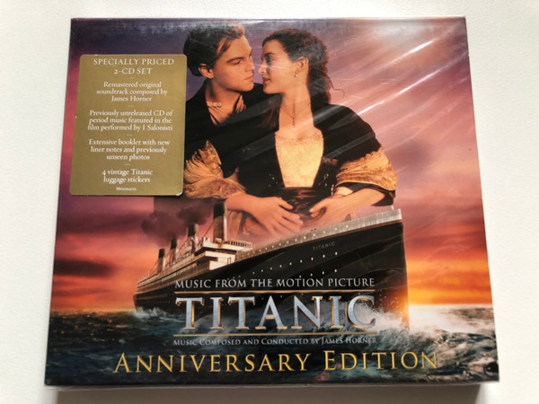 Titanic (Music From The Motion Picture) - Anniversary Edition - Music Composed And Conducted By James Horner / Specially Priced 2-CD Set / Masterworks 2x Audio CD 2012 / 88691964242