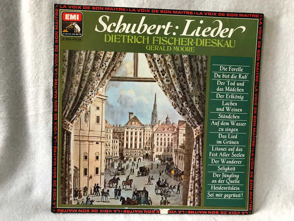 Schubert / Dietrich Fischer-Dieskau, Gerald Moore – Schubert : Lieder / La Voix De Son Maître /1982 LP VINYL  2 C 059-43138