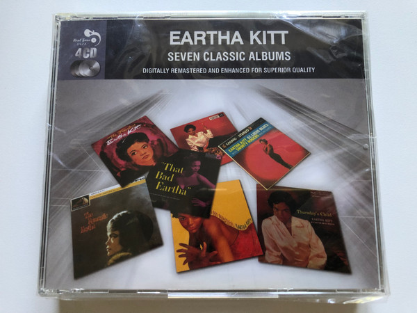 Eartha Kitt – Seven Classic Albums / Digitally Remastered And Enhanced For Superior Quality / Real Gone Jazz / Real Gone 4x Audio CD / RGJCD391