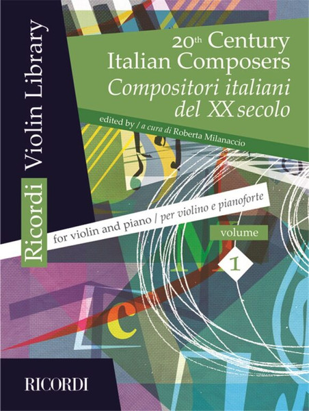 20th Century Italian Composers: Anthology 1 / Ricordi / 2012