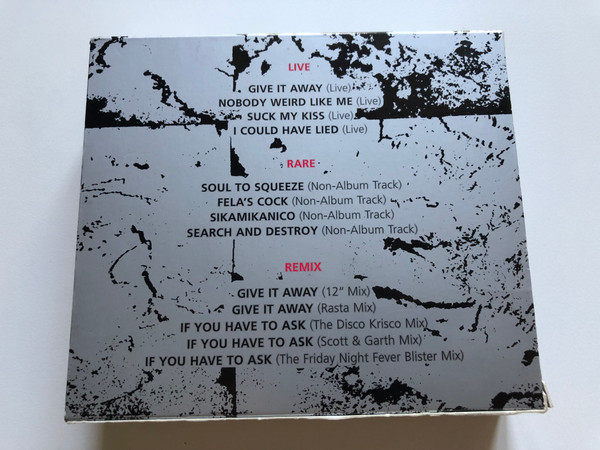 Red Hot Chili Peppers – Live Rare Remix Box / Warner Bros. Records 3x Audio CD 1994, Box Set / 936241405-2