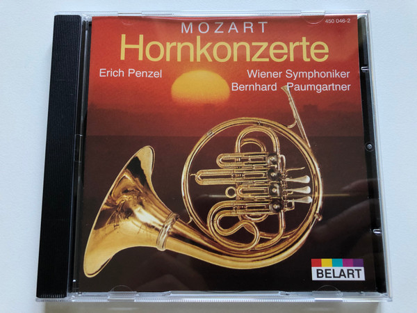 Mozart - Hornkonzerte / Erich Penzel, Wiener Symphoniker, Bernhard Paumgartner / Belart Audio CD Stereo / 450 046-2