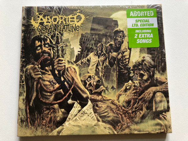 Aborted – Global Flatline / Special Ltd. Edition / Including 2 Extra Songs / Century Media Audio CD 2011 / 9979878