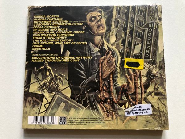 Aborted – Global Flatline / Special Ltd. Edition / Including 2 Extra Songs / Century Media Audio CD 2011 / 9979878