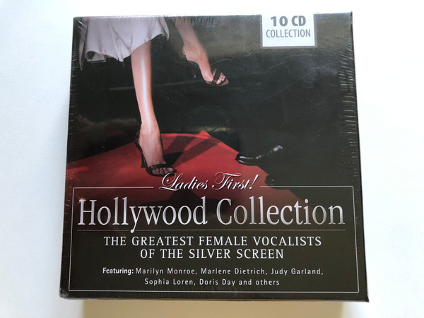 Ladies First! - Hollywood Collection / The Greatest Female Vocalists Of The Silver Screen / Featuring: Marilyn Monroe, Marlene Dietrich, Judy Garland, Sophia Loren, Doris Day and others / Documents 10x Audio CD Mono, Stereo / 600066