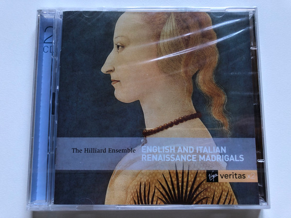 The Hilliard Ensemble – English And Italian Renaissance Madrigals / Virgin Veritas 2x Audio CD 1999 / 724356167124 