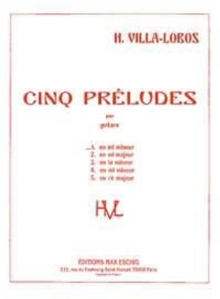 Villa-Lobos, Heitor: VILLA-LOBOS PRELUDE N 1 GUITARE (MI MINEUR) / Max-Eschig