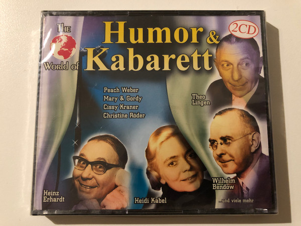 The World Of Humor & Kabarett / Peach Weber; Mary & Gordy; Cissy Kraner; Christine Röder; Theo Lingen; Wilhelm Bendow; Heidi Kabel; Heinz Erhardt / ZYX Music 2x Audio CD 1997 / ZYX 11066-2
