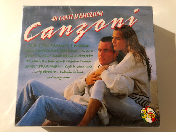 Canzoni - 48 Canti D'Emozioni / Pooh & Eros Ramazzotti & Umberto Tozzi & Enrico Ruggeri & RAF - Tu Vivrai; Alice - Per Elise; Lucio Dalla & Edoardo De Angelis - Sulla Rota Di Cristoforo Colombo / Rondo Hitline 3x Audio CD, Box Set / RONDO 33063