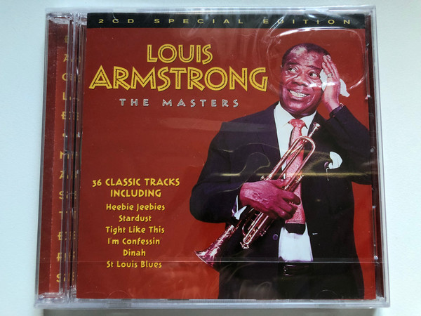 Louis Armstrong – The Masters / 36 Classic Tracks Including Heebie Jeebies; Stardust; Tight Like This; I'm Confessin'; Dinah; St. Louis Blues / Eagle Records 2x Audio CD 1997 / EDM CD 012