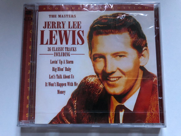 Jerry Lee Lewis – The Masters / 36 Classic Tracks Including: Lovin' Up A Storm, Big Blon' Baby, Let's Talk About Us, It Won't Happen With Me, Money / Eagle Records 2x Audio CD 1997 / EDM CD 014 