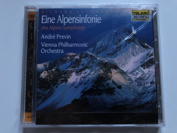Richard Strauss - Eine Alpensinfonie (An Alpine Symphony) - André Previn, Vienna Philharmonic Orchestra / Telarc Audio CD 1990 / CD-80211
