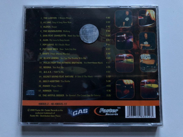 Stefano & Roger Presents - Deejay's Time 2000 Volume One / The Soundlovers; Gigi D'Agostino; Kim Lukas; The Lawyer; Pet Shop Boys; Regina / Faster Records Audio CD 2000 / 498305 2