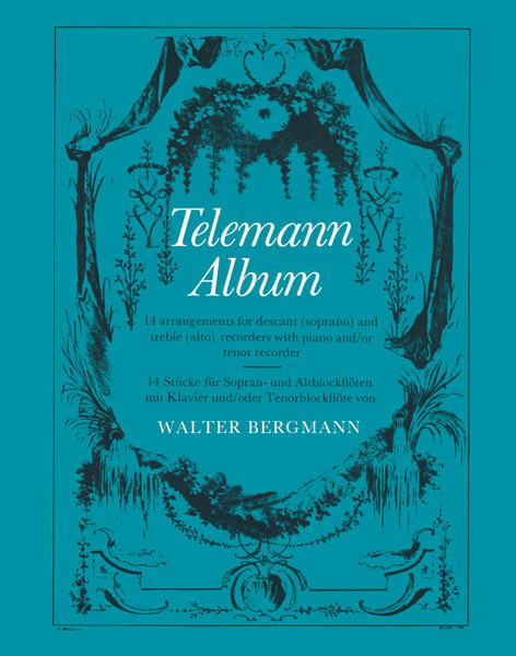 Telemann, Georg Philipp: Telemann Album (recorder ensemble/piano) / Faber Music