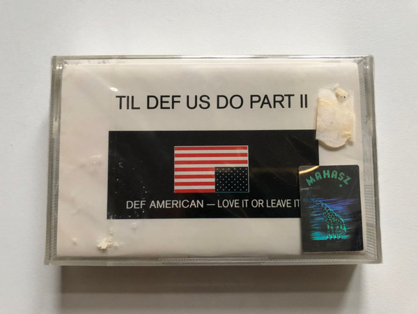 Til Def Us Do Part II / Def American - Love It / Def American Recordings Audio Cassette / 514 498-4