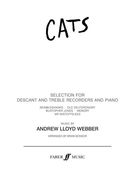 Lloyd Webber, Andrew: Cats Selection (recorder duet part) / Faber Music