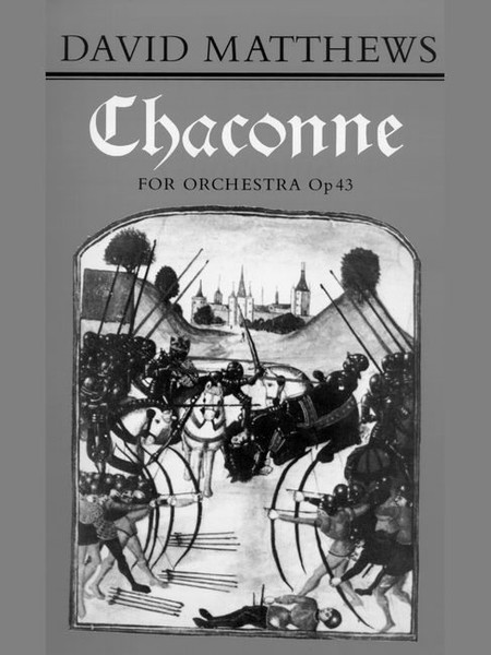 Matthews, David: Chaconne (score) / Faber Music