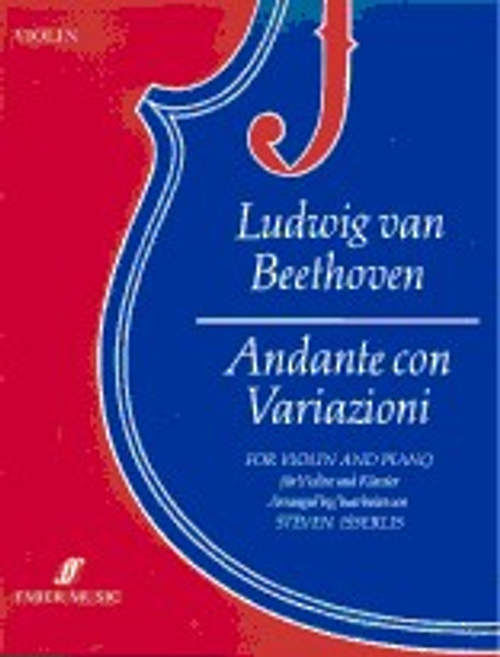 Beethoven, Ludwig van: Andante con Variazioni (violin & piano) / Faber Music