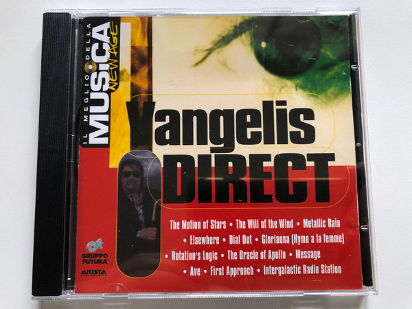 Vangelis – Direct / The Motion Of Stars; The Will Of The Wind; Metallic Rain; Elsewhere; Dial Out; Glorianna (Hymn A La Femme); Rotation's Logic; The Oracle Of Apollo; Message; Ave; First Approach / Gruppo Futura Audio CD / 74321453562
