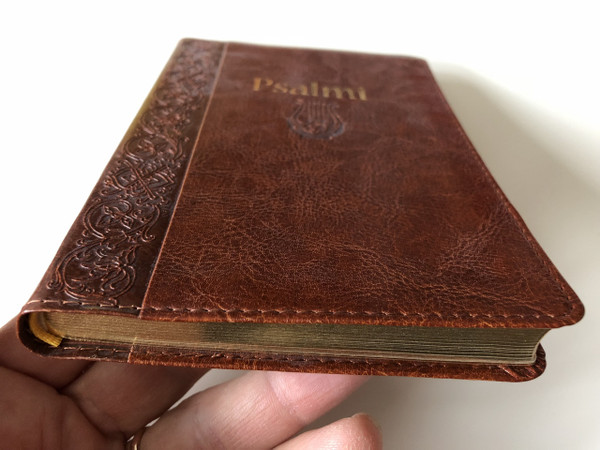 Psalmi / Psalms in Croatian language / Lectio Divina and introduction to the Book of Psalms / Brown, Leather Bound / Golden Edges / I. Saric / Verbum 2009 (9789532351798)
