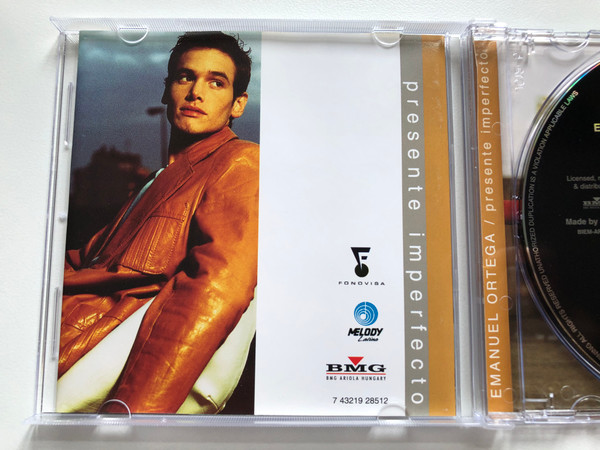 Emanuel Ortega – Presente Imperfecto / Melody Latina Audio CD 2001 / 7 43219 28512