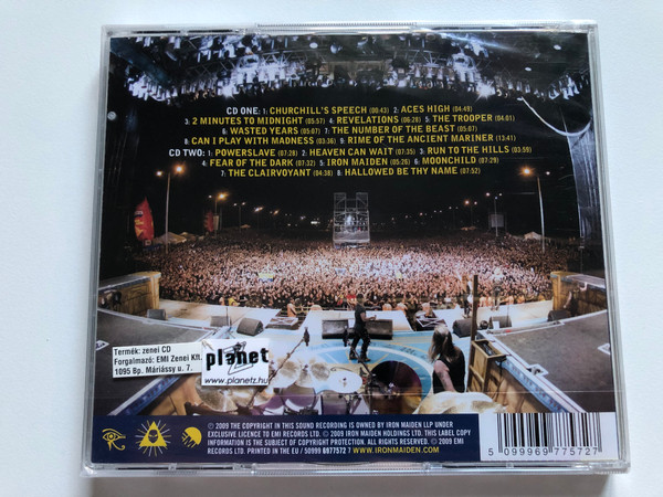 Iron Maiden – Flight 666 - The Original Soundtrack / All 16 Songs Live From The First Leg Of The Legendary Tour "Somewhere Back In Time" Recorded in 16 Different Cities! / Parlophone 2x Audio CD 2009 / 5099969775727